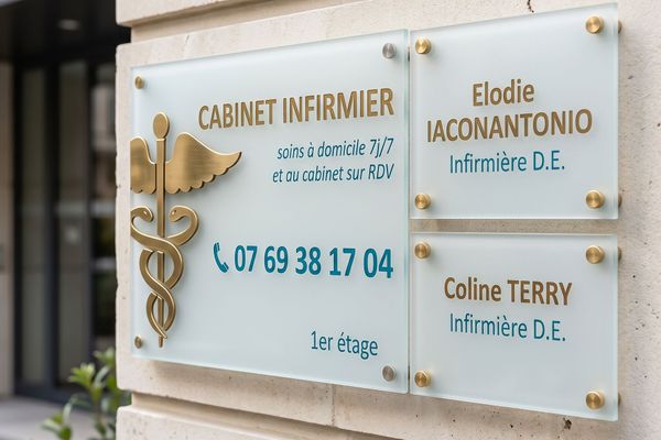 Plaque professionnelle libérale