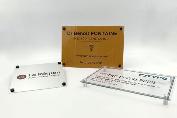 Plaque professionnelle libérale