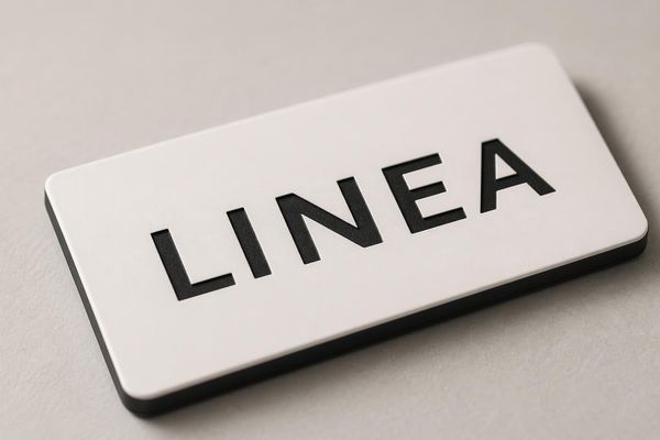Plaque professionnelle PVC