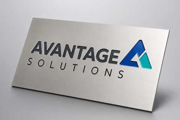 Plaque aluminium gravée sur mesure