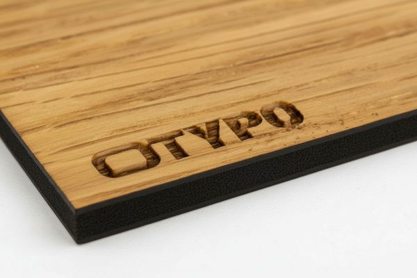 Plaque bois gravée sur mesure