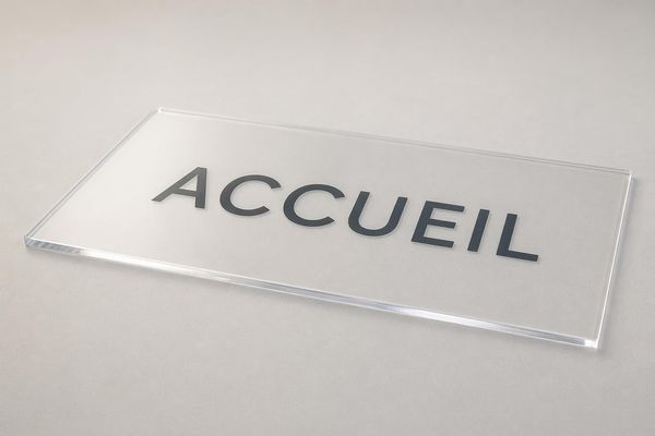 Plaque polycarbonate imprimée sur mesure