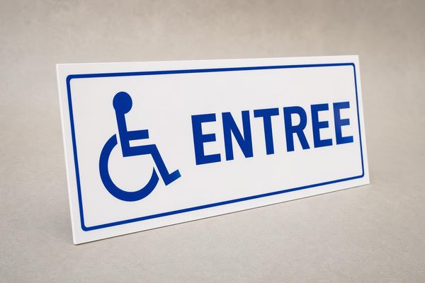Panneau accessibilité PMR