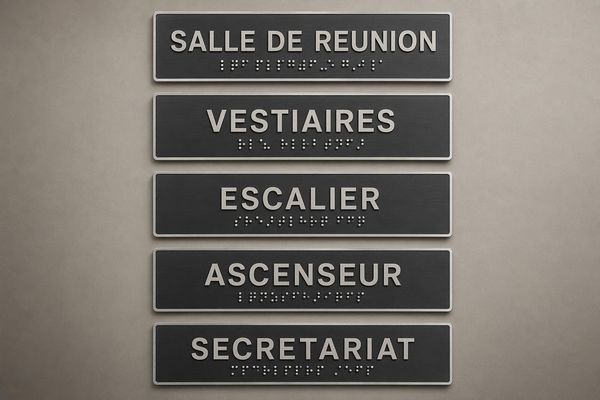 Plaque braille tactile ERP