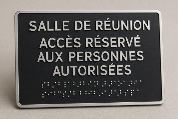 Plaque braille tactile ERP