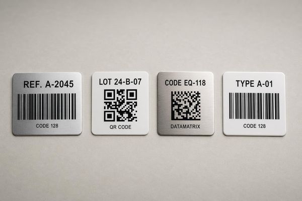 Étiquette code-barres industrielle