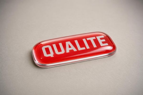 Étiquette doming résine 3D