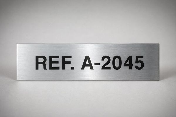 Étiquette industrielle technique