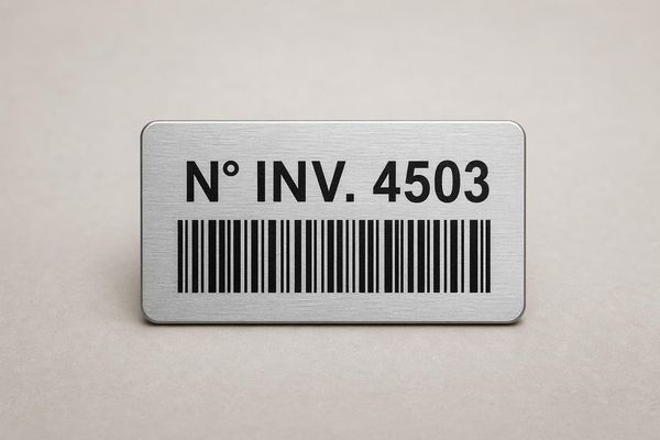 Étiquette inventaire traçabilité