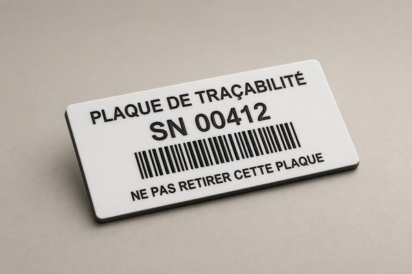 Étiquette inventaire traçabilité