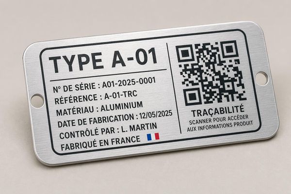 Étiquette inventaire traçabilité