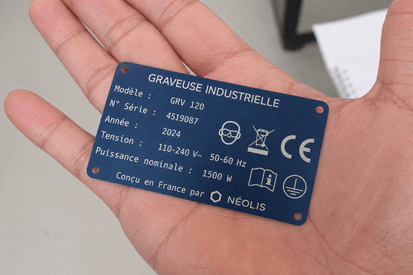 Plaque de conformité CE