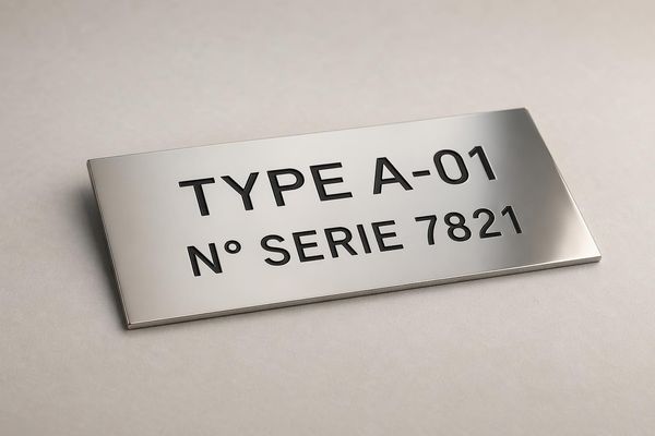 Plaque de firme constructeur