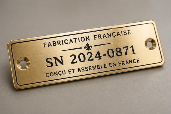 Plaque indicatrice technique