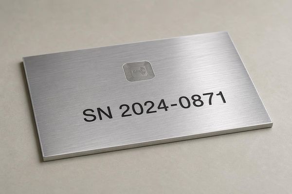 Plaque RFID NFC identification