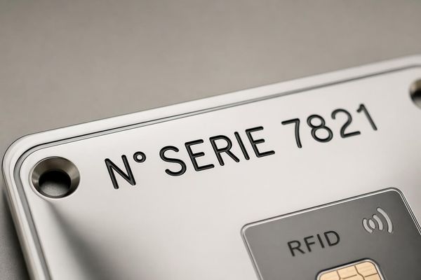 Plaque RFID NFC identification