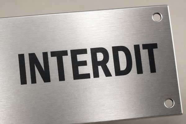 Plaque de sécurité industrielle