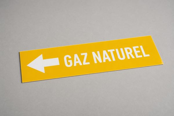 Autocollant tuyauterie ISO 14726