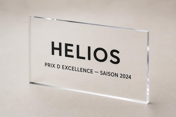 Trophée sur mesure personnalisé