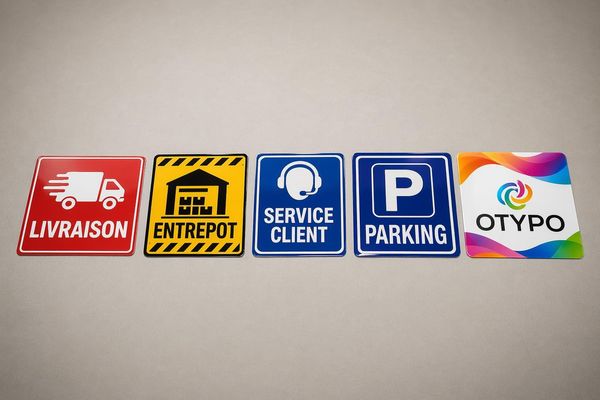 Autocollant publicitaire personnalisé