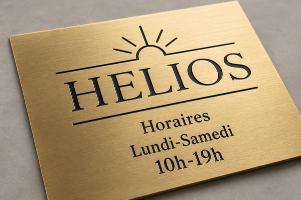 Panneau horaires d'ouverture