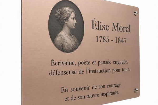 Plaque commémorative personnalisée