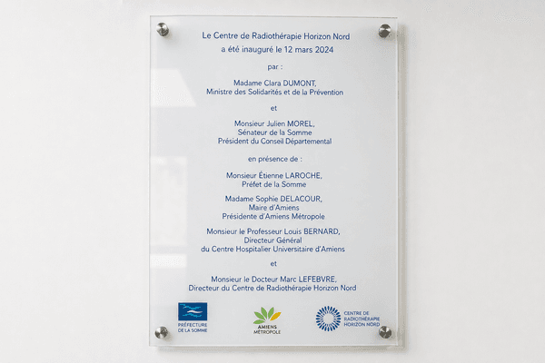 Plaque inaugurale gravée