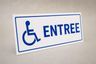 Panneau accessibilité PMR - vue 2