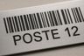 Plaque code-barres gravée - vue 4