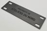 Plaque identification industrielle - vue 2