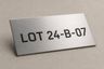 Plaque logistique identification - vue 2