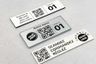 Plaque QR code gravée - vue 2