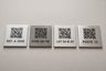 Plaque QR code gravée - vue 3