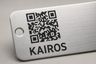 Plaque QR code gravée - vue 4