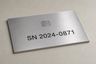 Plaque RFID NFC identification - vue 2
