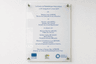 Plaque inaugurale gravée - vue 2